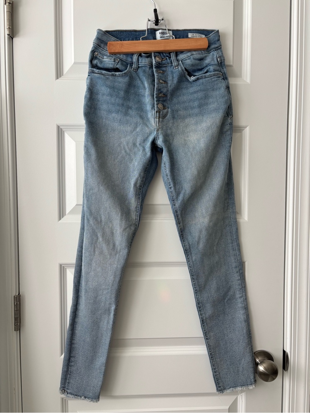 Kensie Size 4/27 The Ultimate Vintage Skinny Blue Jeans